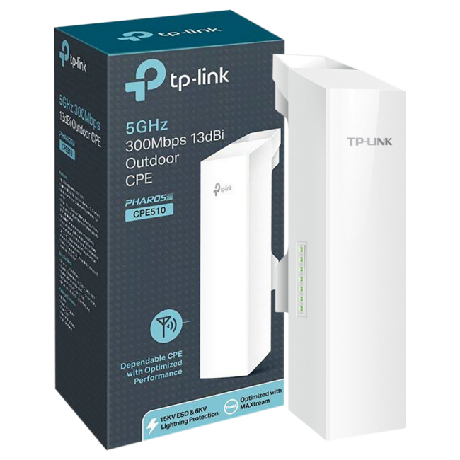 TP-LINK Wireless N Access Point, 300Mbps, 13dBi, 5GHz - CPE510