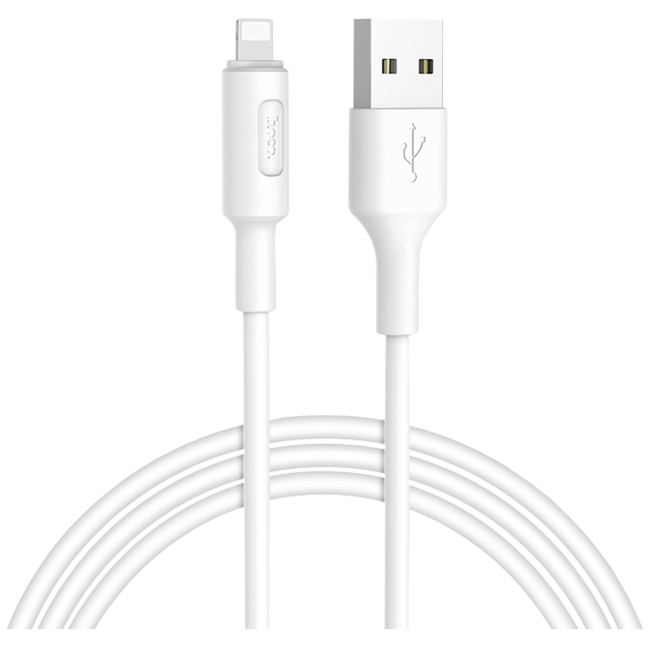 hoco. USB kabl za iPhone, Lightning kabl, 1 met., 2 A, bijela - X25 Soarer Lightning, White - Image 4