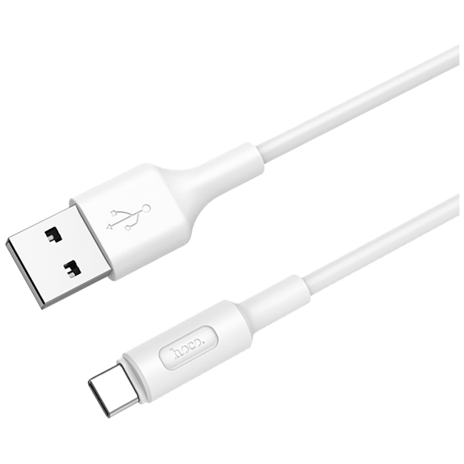 hoco. USB kabl za smartphone, USB type C kabl, 1 met, 2 A,bijela - X25 Soarer USB type C, White - Image 3