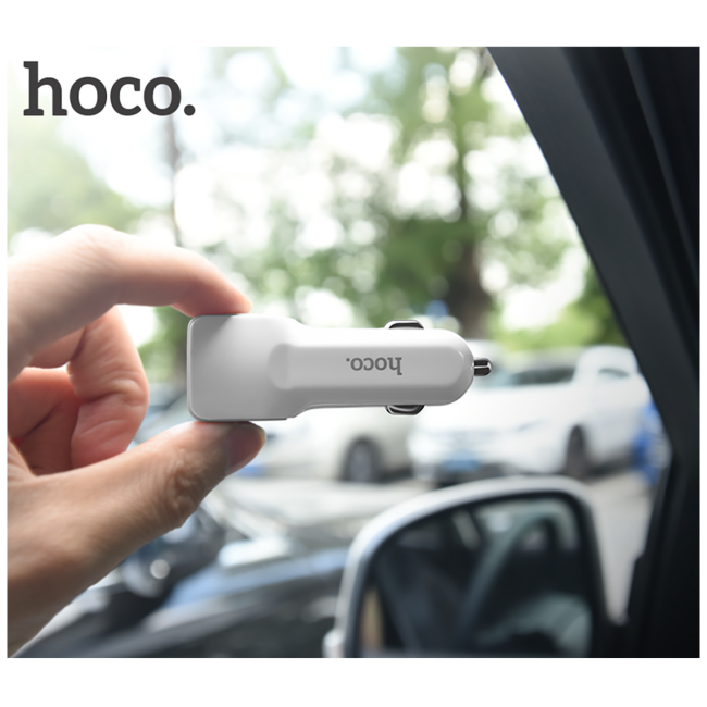 hoco. Auto punjač za smartphone, 2 x USB, 5V / 2.4 A - Z23 Grand Style Dual port - Image 6