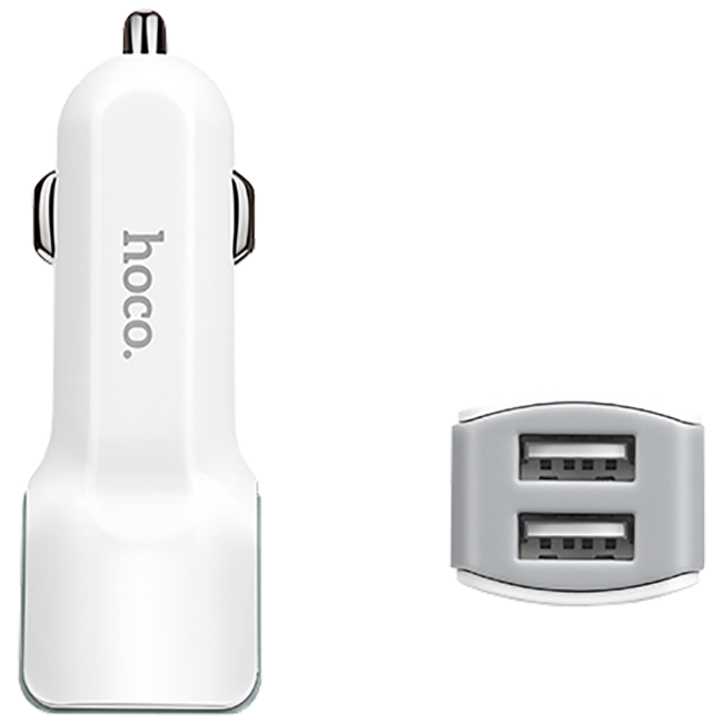 hoco. Auto punjač sa Lightning kabelom, 2 x USB, 5 V/2.4 A - Z23 Grand Style set, Lightning - Image 4