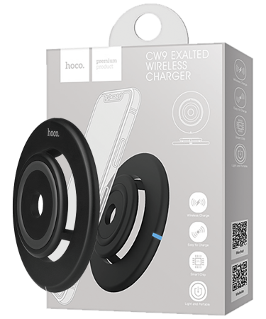 hoco. Punjač bežični, univerzalni, za smartphone, 5 W - CW9 Exalted Wireless charger
