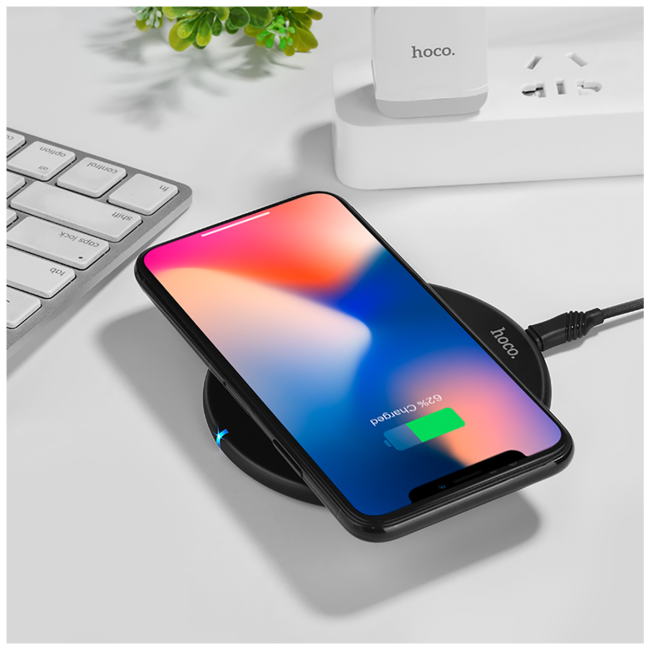 hoco. Punjač bežični, univerzalni, za smartphone, 5 W - CW9 Exalted Wireless charger - Image 5