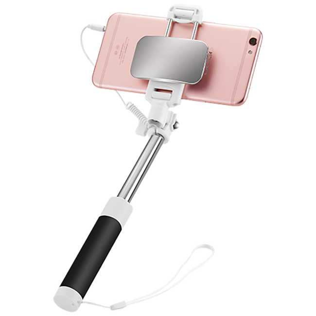 hoco. Selfie stick za smartphone, žični, sa ogledalcem - K2 Magic Mirror Selfie Stick - Image 4
