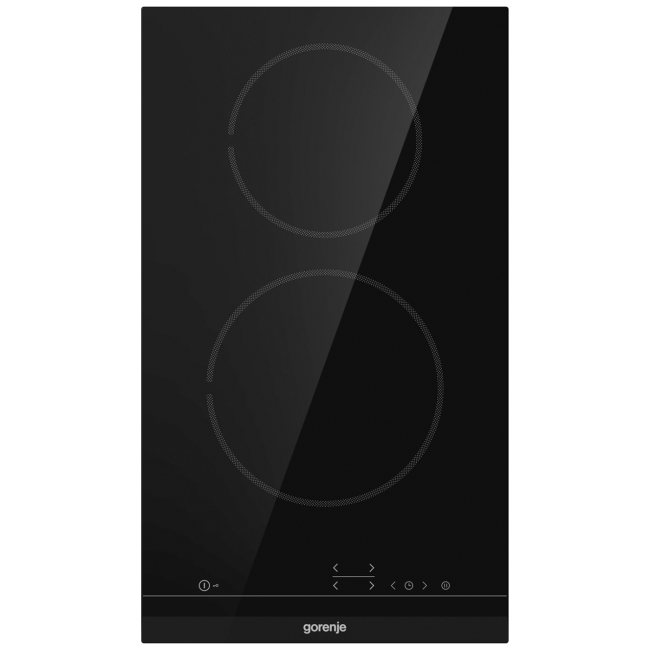 Gorenje Ugradbena staklokeramička ploča za kuhanje, 30 cm, crna - ECT321BCSC