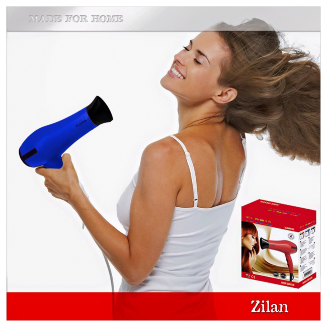Floria Fen za kosu, 850 W, plavo/crna - ZLN8978/BL - Image 3