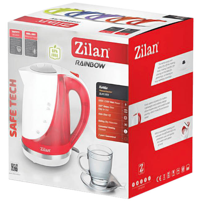 Zilan Kuhalo za vodu, zapremina 1.7 l, 1850-2200 W, plava - ZLN1303 BL - Image 2