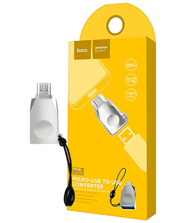 hoco. Adapter micro USB na USB, OTG  - UA10 Micro-USB to USB