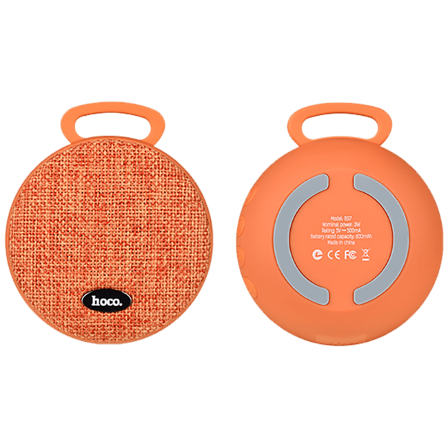 hoco. Zvučnik bežični, Bluetooth, 600 mAh, 5 h, orange - BS7 Mobu, Bluetooth, orange - Image 3