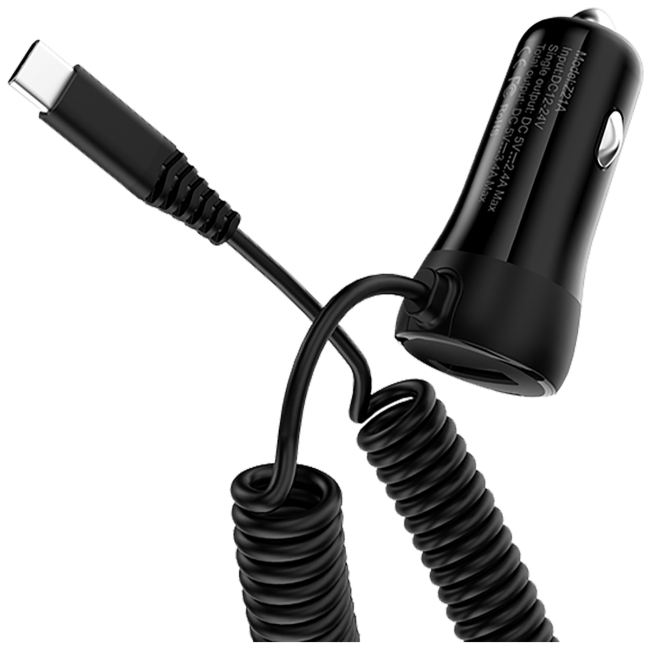 hoco. Auto punjač sa micro USB kabelom, 1 x USB,  2.4 A max. - Z21A Ascender single USB - Image 4
