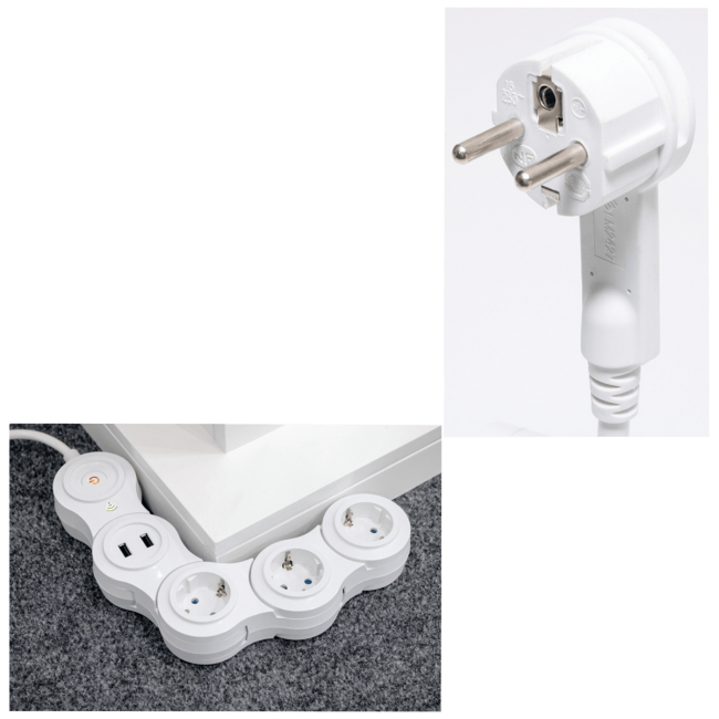 home Produžni kabl,SMART,podesivi,3 utičnice,1.5mm²,USB,WiFi - NVH 03K/WIFI - Image 2