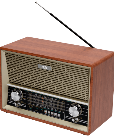 SAL Retro radio + BT bežični zvučnik, 4in1, FM, MP3, AUX - RRT 4B
