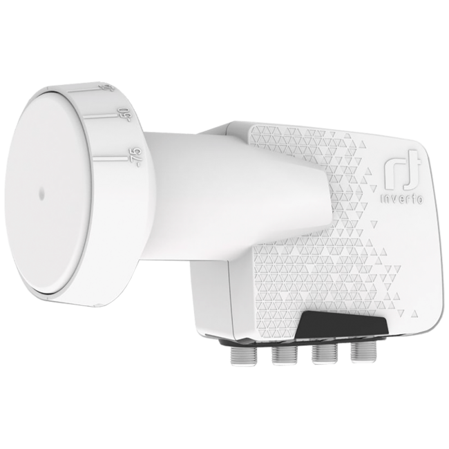 Inverto LNB Quad, šum 0,3dB, Home Pro, DVB-S2 ( HD - UHD ) - IDLH-QDL410-HMPRO-OPN