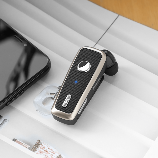 hoco. Slušalica bežična sa mikrofonom, Bluetooth, 90 mAh, 5 h - E38 Business Black - Image 5