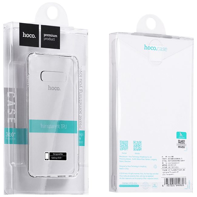 hoco. Maska za mobitel Samsung Galaxy S10+, transparent - Light series Galaxy S10+ - Image 2