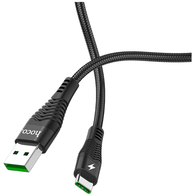 hoco. USB kabl za smartphone, USB type C, 1.2 met., 5 A, crna - U53 5A Flash - Image 4