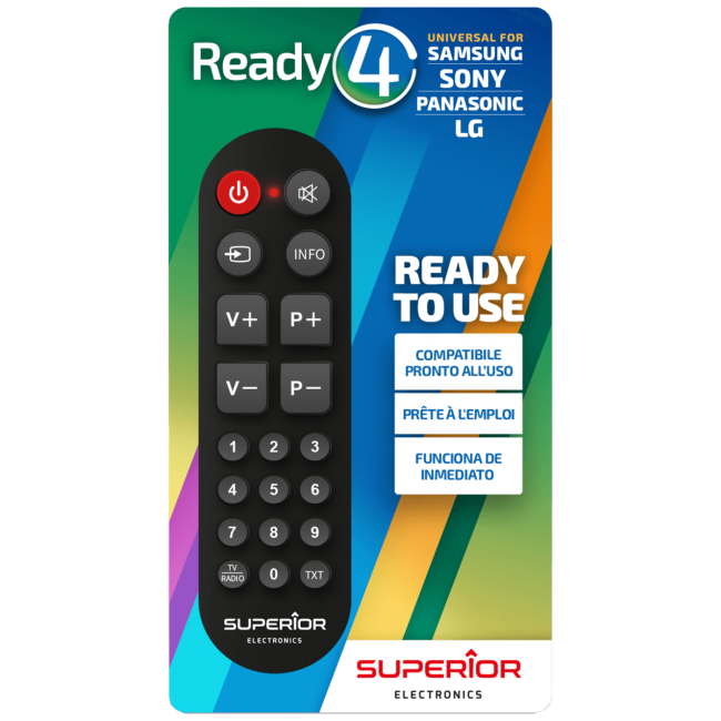 Superior Daljinski upravljač za LG/Sam./Sony/Pan. smart TV prijemnike - RC Ready4 - Image 2