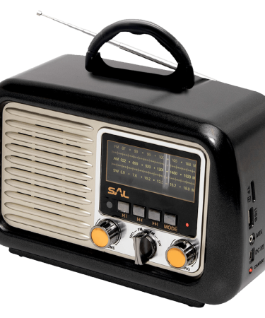 SAL Retro radio + BT bežični zvučnik, 4in1, FM, MP3, AUX - RRT 2B