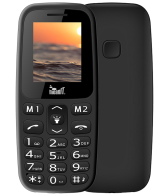 MeanIT Mobilni telefon, 1.77" zaslon, Dual SIM, BT, SOS tipka - VETERAN I MOBILNI TELEFON-CRNI