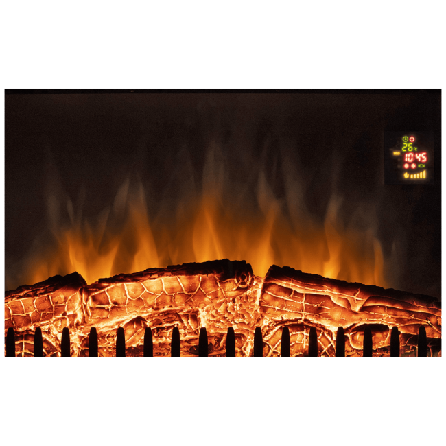 home Kamin, električni, 2000W, daljinski upravljač - FKKI 03 - Image 3