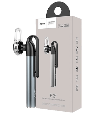 hoco. Slušalica bežična sa mikrofonom,Bluetooth,45 mAh,3 h, siva - E21 Razor-Edge Gray