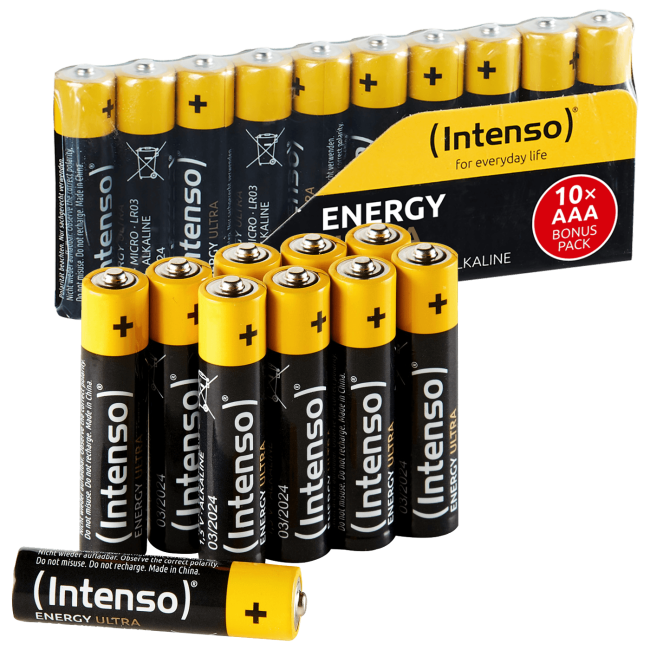 (Intenso) Baterija alkalna, AAA LR03/10, 1,5 V, blister 10 kom - Image 3