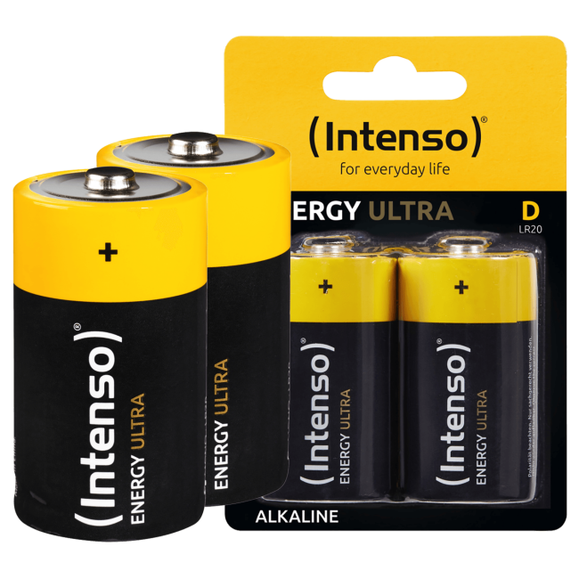 (Intenso) Baterija alkalna, LR20 / D, 1,5 V, blister 2 kom - Image 2
