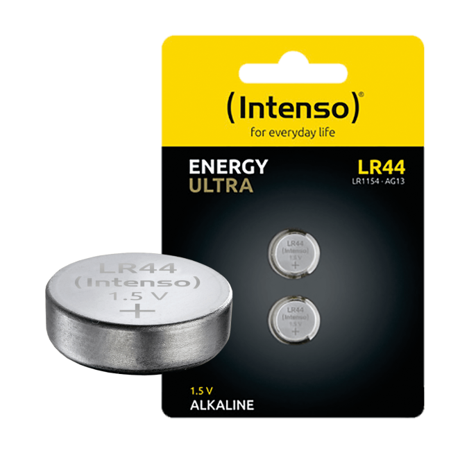 (Intenso) Baterija alkalna LR44/2, 1,5 V dugmasta, blister 2 kom - Image 2