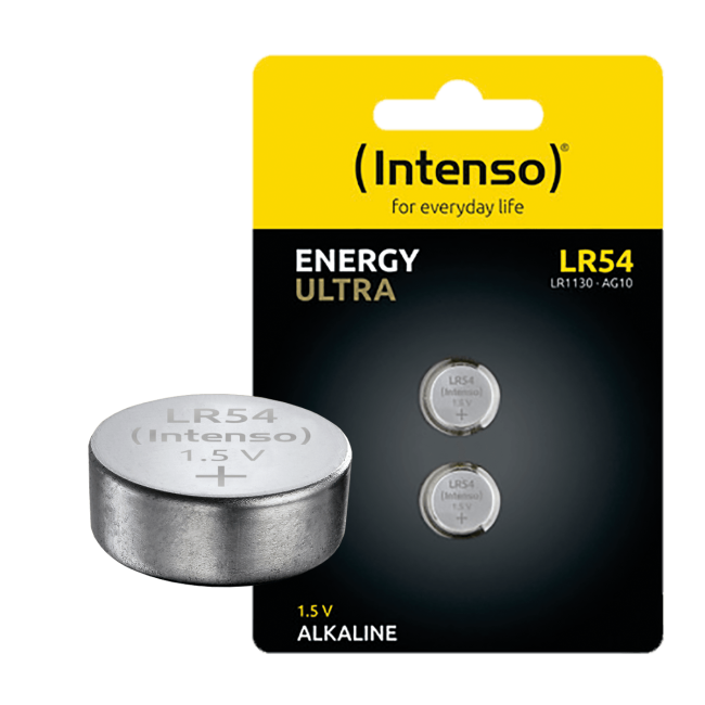 (Intenso) Baterija alkalna LR54/2, 1,5V dugmasta, blister 2 kom - Image 2