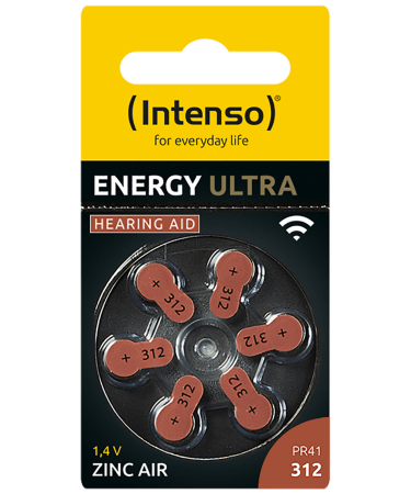 (Intenso) Baterija, A312/PR41,1.45 V, pakiranje 6 kom