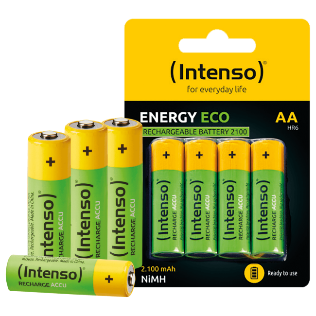 (Intenso) Baterija punjiva AA / HR6, 2100 mAh, blister 4 komada - AA / HR6/2100 - Image 2