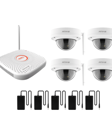Amiko Home Set za video nadzor, 9ch, 4 x kamera, 2.0 Mpixel, WiFi - CCTV KIT 4800