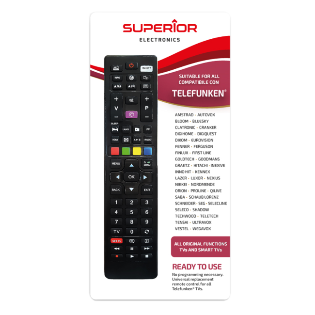 Superior Daljinski upravljač za Telefunken/Vestel TV prijemnike - RC TELEFUNKEN/WESTEL - Image 2