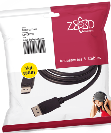 ZED electronic Kabl display port na display port, dužina 2.0 m - DP-DP/2.0