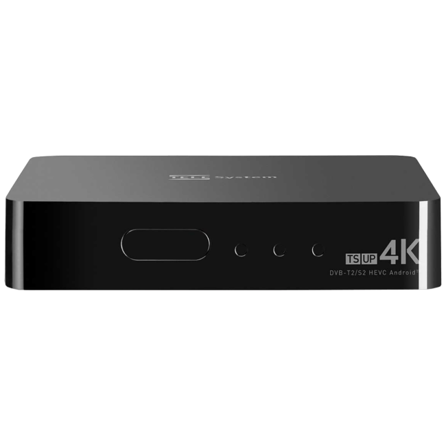 TELE System Prijemnik combo, Android , DVB-S2/T2, 4K, HEVC/10 bit - TS UP4K