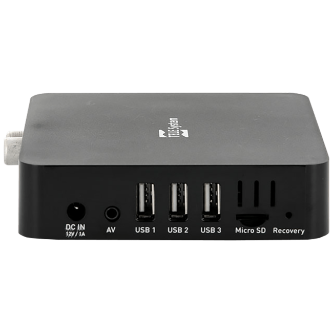 TELE System Prijemnik combo, Android , DVB-S2/T2, 4K, HEVC/10 bit - TS UP4K - Image 2