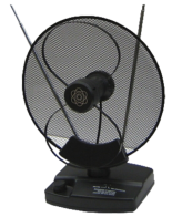 Falcom Antena sobna sa pojačalom, UHF/VHF, crna - ANT-204