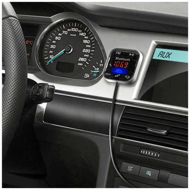 SAL FM modulator 5in1, BT handfree, 12V/24V, 2.1A punjač - FMBT 94 - Image 2
