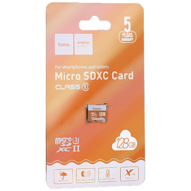 hoco. Micro SD kartica, 128GB, class 10 - MicroSD 128GB Class10 (90366) - Image 2