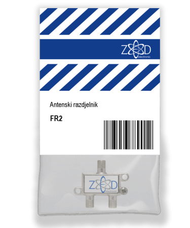 ZED electronic Antenski razdjelnik 1 ulaz - 2 izlaza, 5-2400MHz - FR2