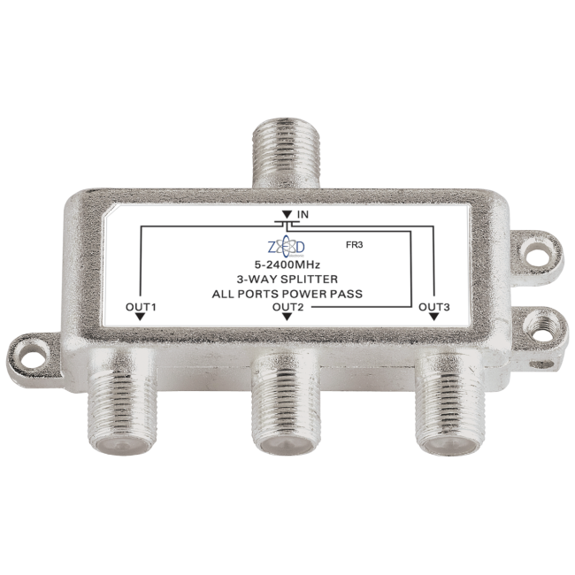 ZED electronic Antenski razdjelnik 1 ulaz - 3 izlaza, 5-2400MHz - FR3 - Image 2