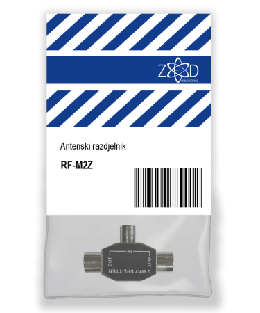ZED electronic Antenski razdjelnik 1 muški na 2 ženski - RF-M2Z