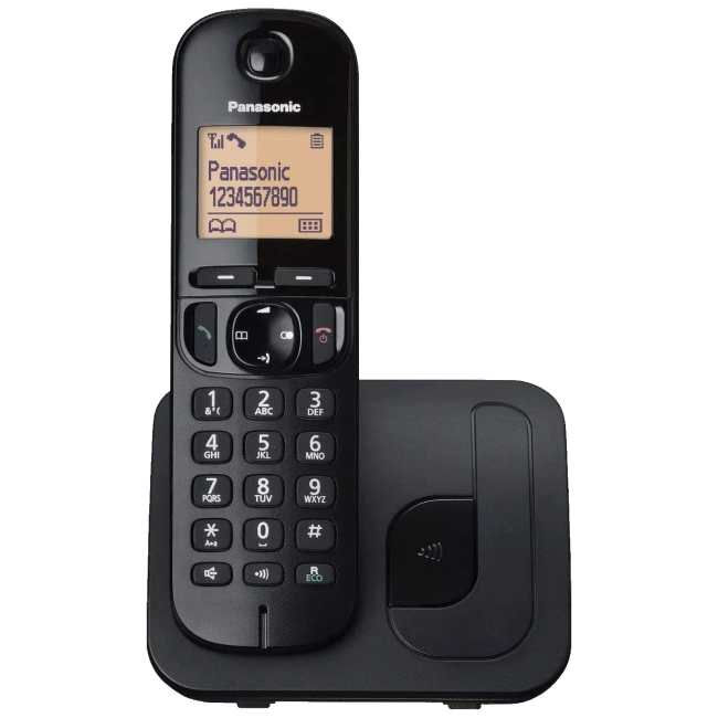 Panasonic Bežični telefon, DECT, 1.6" LCD, ECO mode - KX-TGC210FXB