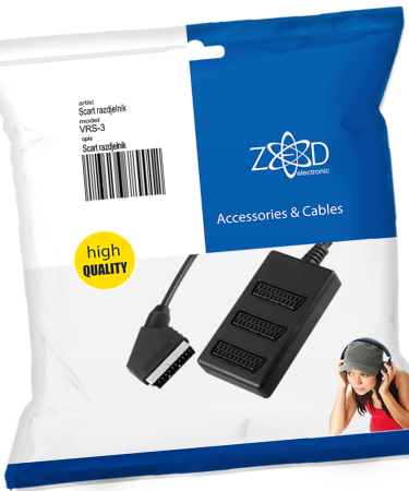 ZED electronic Scart razdjelnik, 1 na 3 - VRS-3