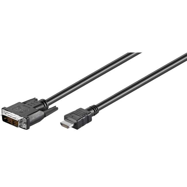 ZED electronic HDMI na DVI kabl, 1.5 met, ver. 1.4 - HDMI-DV/1,5 - Image 2