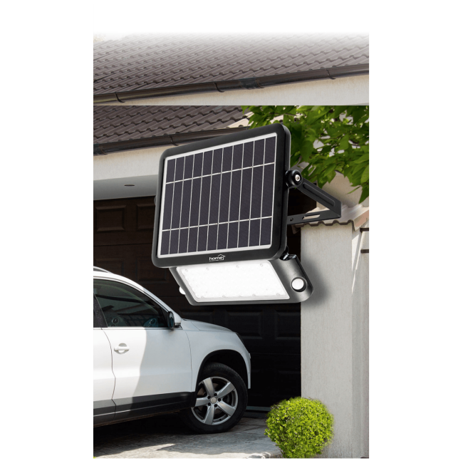home Reflektor LED 10W sa solarnim panelom,detekcija pokreta - FLP 1000 SOLAR - Image 3