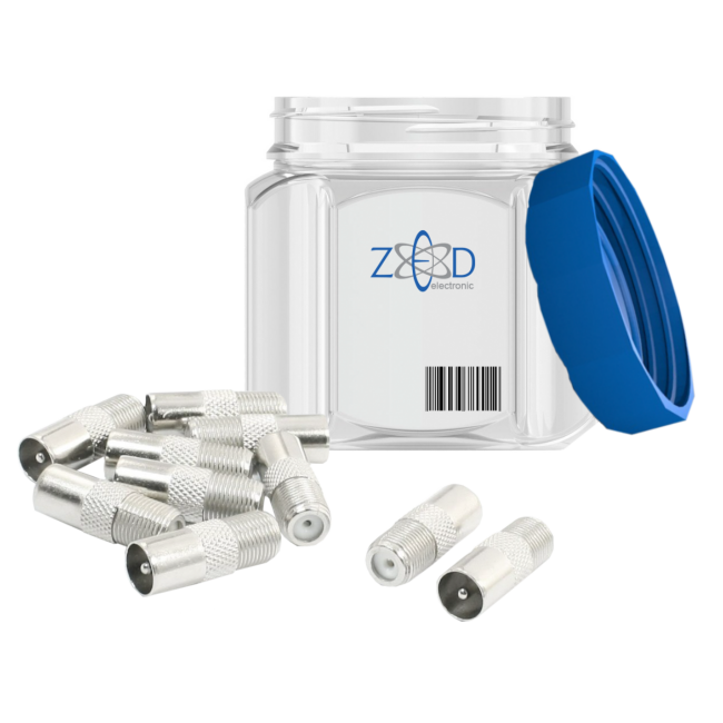 ZED electronic Konektor F-Ženski na RF-Muški, pak. 50 kom. - FPM/50