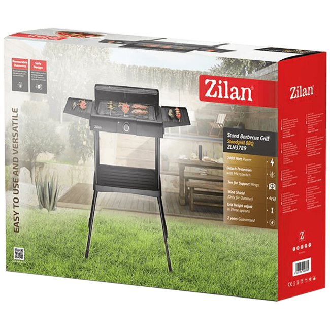 Zilan Grill / Roštilj , električni, 2400 W, samostojeći - ZLN3789 - Image 2