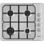 Zilan Ugradbena plinska ploča za kuhanje, 60 cm, Inox - ZLN0027