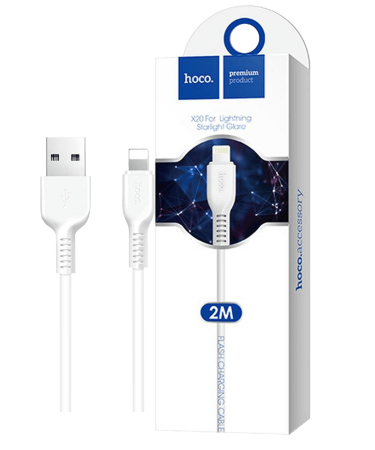 hoco. USB kabl za iPhone , Lightning kabl, dužina 2 met. - X20 Flash Lightning